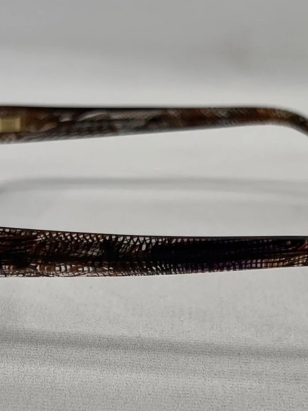 AUTHENTIC CHANEL CH 2149-T 407 Brown Titanium Eyeglasses w/ Case Made in Italy